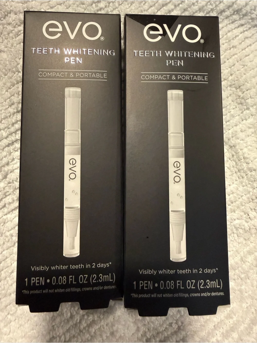 2 Pack EVO Teeth Whitening Pen Compact & Portable